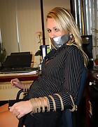 Secretary tied to chair, pic #12